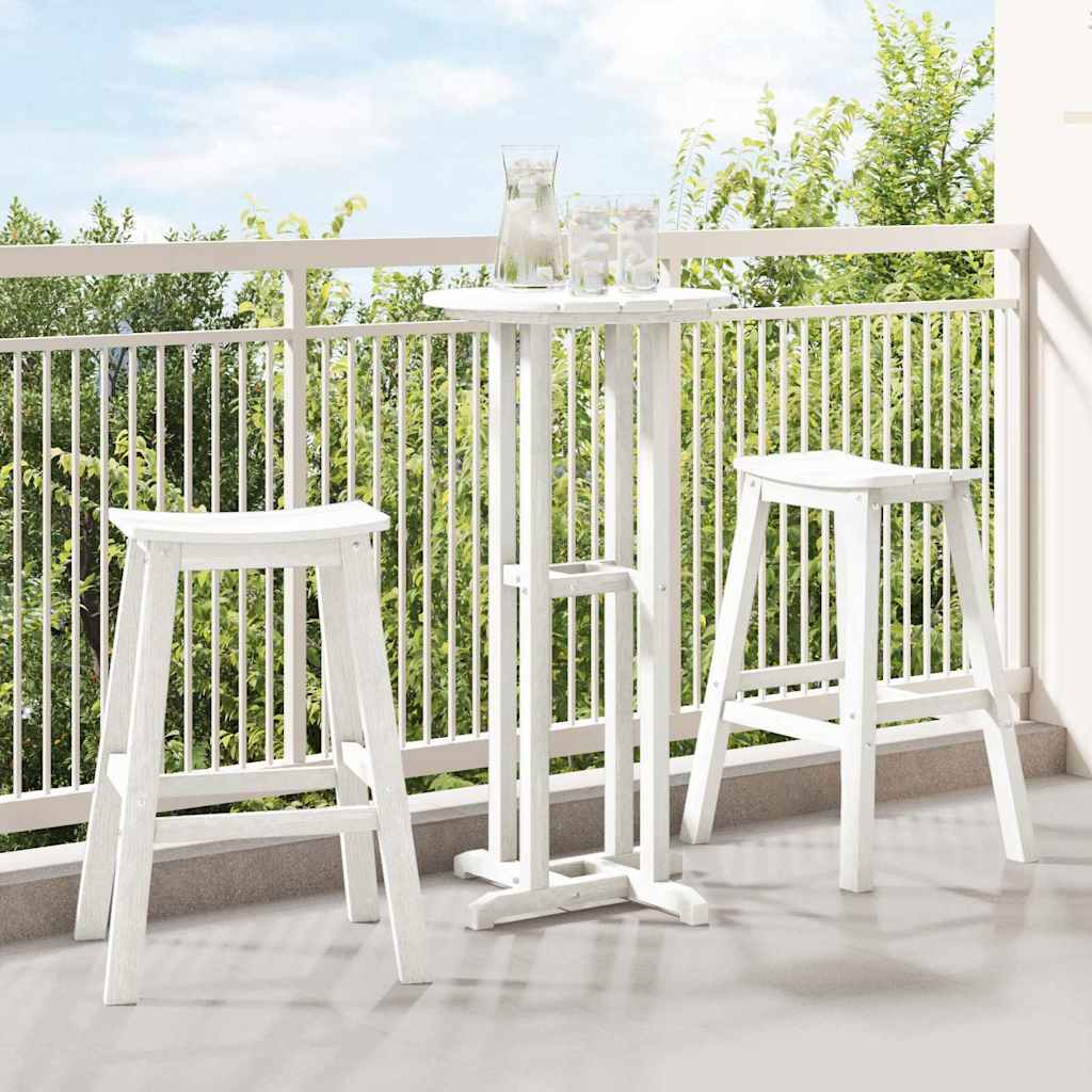 vidaXL Garden Bar Set 3 pcs HDPE