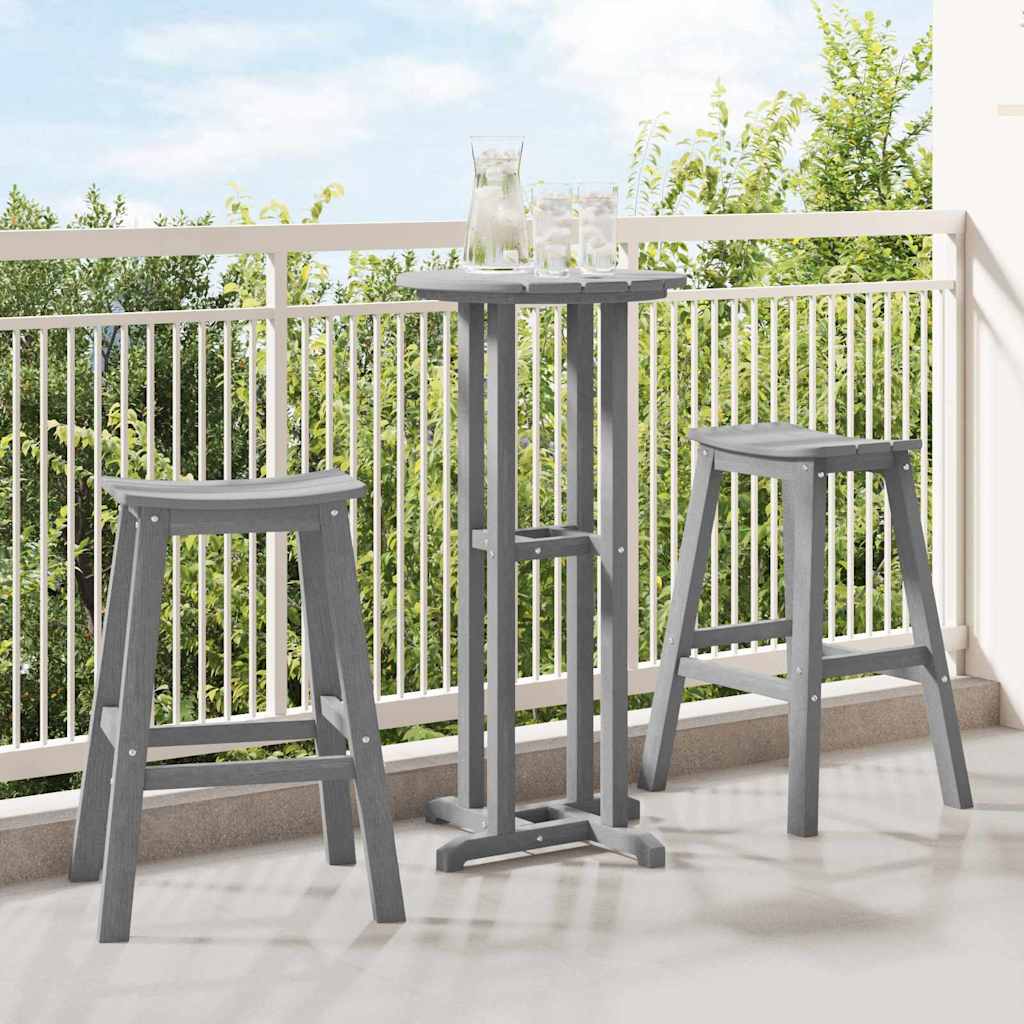 vidaXL Garden Bar Set 3 pcs HDPE