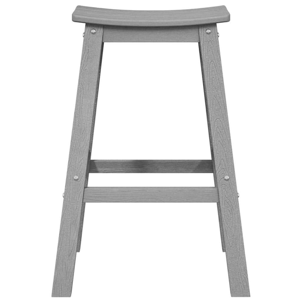 vidaXL Garden Bar Set 6 pcs Light Grey HDPE 5