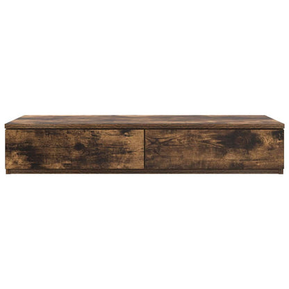Bed Drawers Engineered Wood Smoked Oak 90 x 36.5 x 16.5 cm