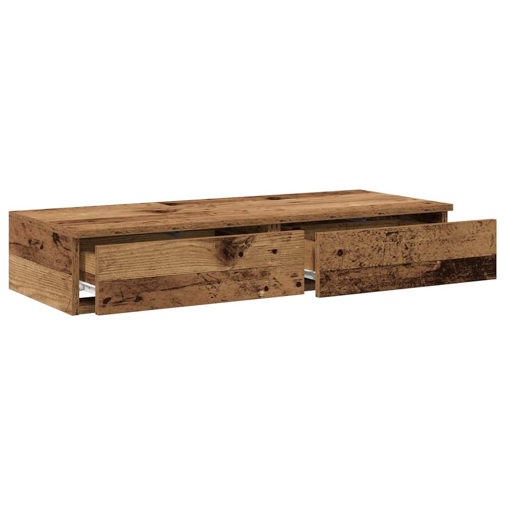 Bed Drawers Engineered Wood Old Wood 90 x 36.5 x 16.5 cm