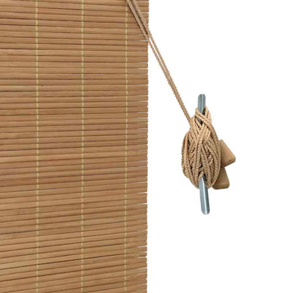 Roller Blind Bamboo Drop 160 cm Brown 120 cm