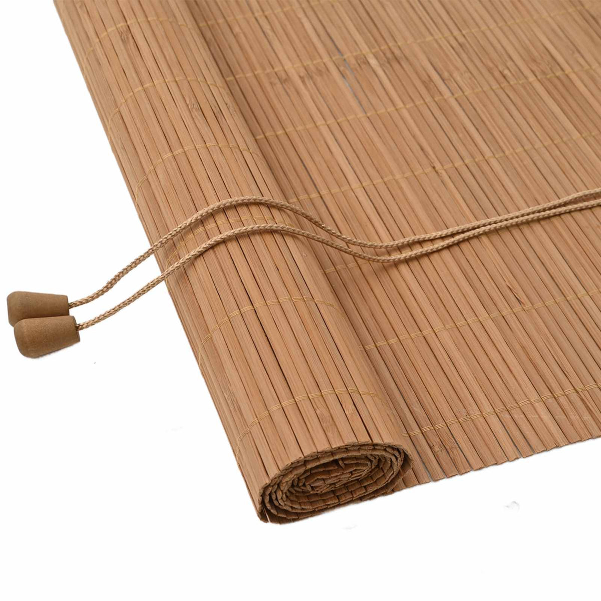 Roller Blind Bamboo Drop 160 cm Brown 120 cm