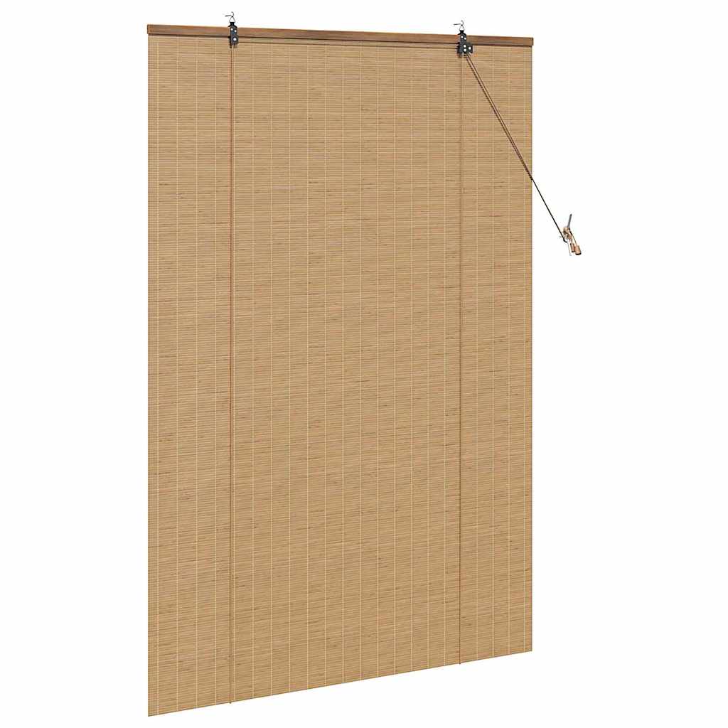 Roller Blind Bamboo Drop 160 cm Brown 120 cm