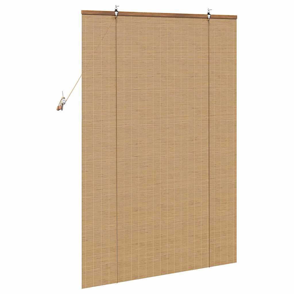 Roller Blind Bamboo Drop 160 cm Brown 120 cm