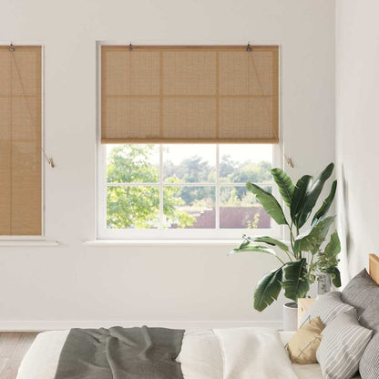 Roller Blind Bamboo Drop 160 cm Brown 150 cm