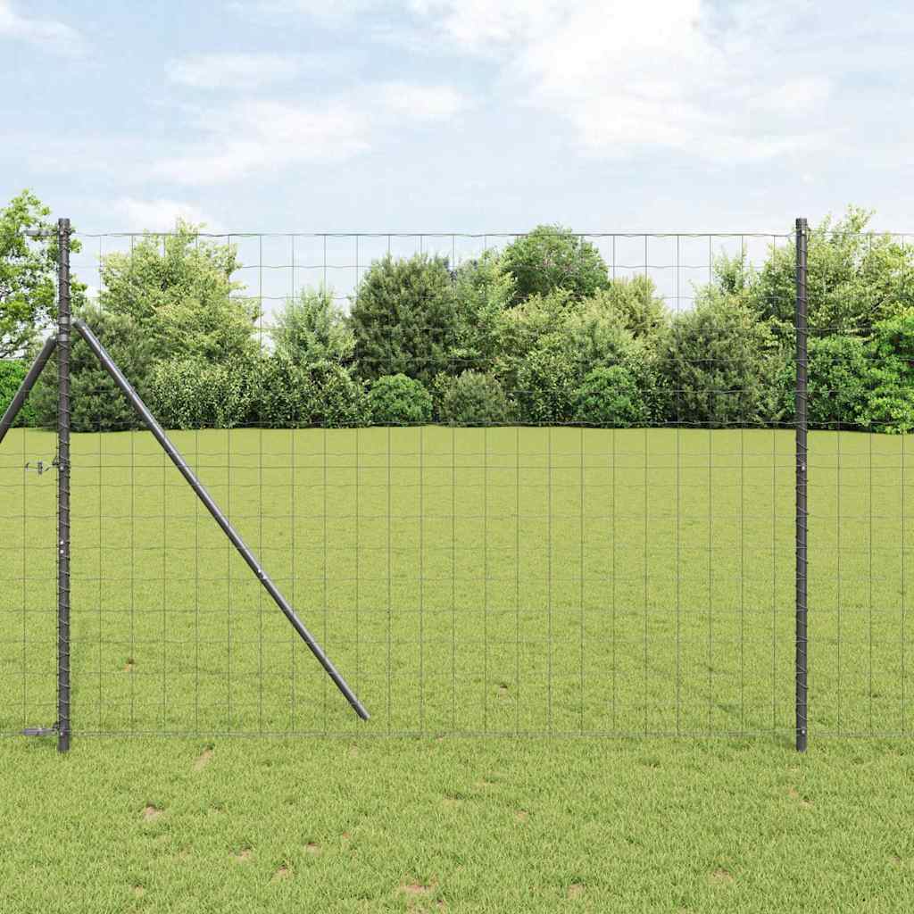 Euro Fence Steel Grey Length 10 m mesh Size 100 x 100 mm 1.6 m