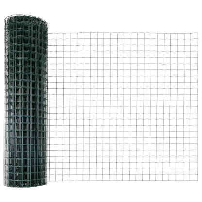 Euro Fence with Post 10 x 1.2 m PVC-Coated Steel Mesh Green 10 x 1 m – 10 x 1.5 m 10 x 1 m fence (10 x 10 cm mesh)