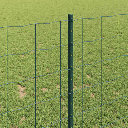 Euro Fence with Post 25 x 1.2 m PVC-Coated Steel Mesh Green 25 x 1 m – 50 x 0.6 m 25 x 1 m fence (10 x 10 cm mesh)