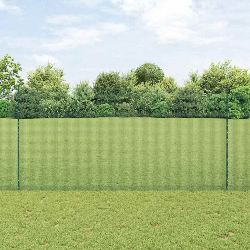 Welded Wire Fence with Posts 10 x 1.4 m PVC-Coated Steel Green 10 x 1.2 m – 25 x 0.6 m 10 x 1.6 m fence (1.2 x 1.2 cm mesh)