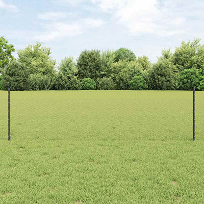 Hexagonal Fence with Post 10 x 1 m PVC-Coated Steel Mesh Grey 10 x 0.4 m – 10 x 1 m 10 x 0.5 m fence (2.5 cm width mesh)