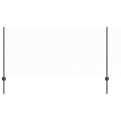Hexagonal Fence with Post 10 x 1 m PVC-Coated Steel Mesh Grey 10 x 0.4 m – 10 x 1 m 10 x 1 m fence (2.5 cm width mesh)