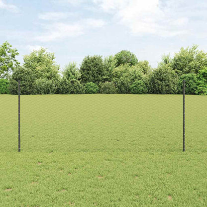 Hexagonal Fence with Post 10 x 1 m PVC-Coated Steel Mesh Grey 10 x 0.4 m – 10 x 1 m 10 x 1 m fence (3.6 cm width mesh)