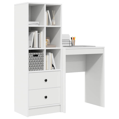 vidaXL Desk White 105.5 x 34 x 127 cm 2 pcs 3