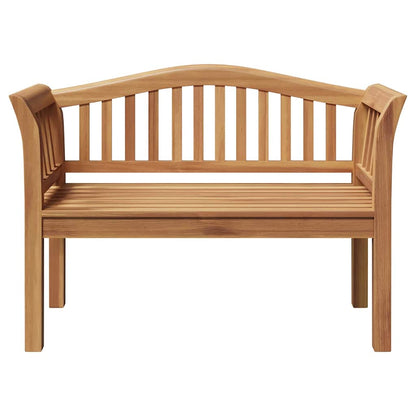 vidaXL Bench Brown 120 x 53.5 x 85 cm Solid Teak wood 5