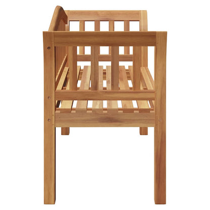 vidaXL Bench Brown 120 x 53.5 x 85 cm Solid Teak wood 6