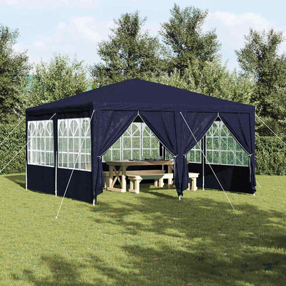 Party Tent 400 x 400 x 266 cm Polyethylene Blue 4 x 4 m