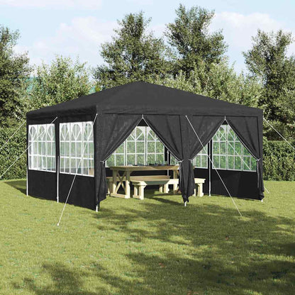 Party Tent 400 x 400 x 266 cm Polyethylene Anthracite 4 x 4 m
