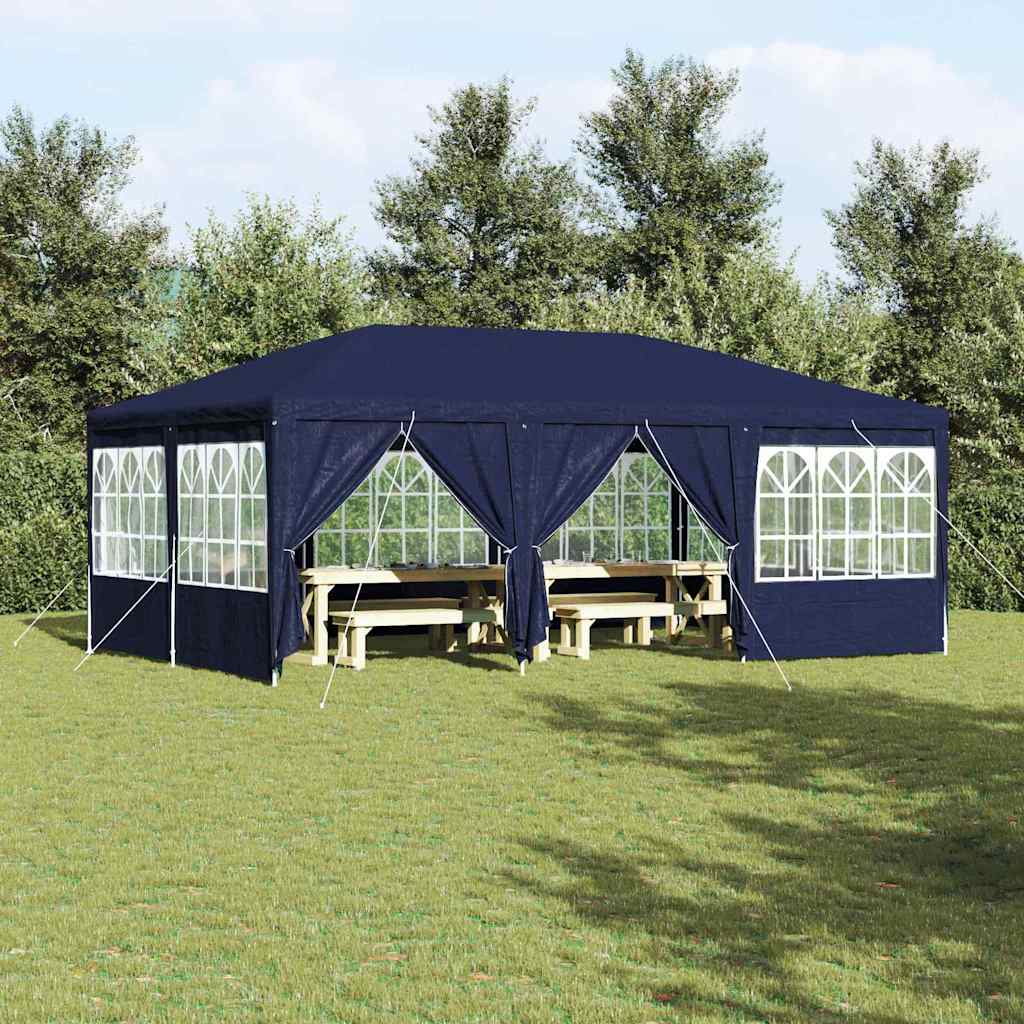Party Tent 400 x 400 x 266 cm Polyethylene Blue 4 x 6 m