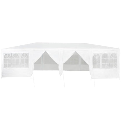 Party Tent 400 x 400 x 266 cm Polyethylene White 4 x 8 m