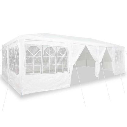 vidaXL Party Tent 800 x 400 x 266 cm White Polyethylene 3