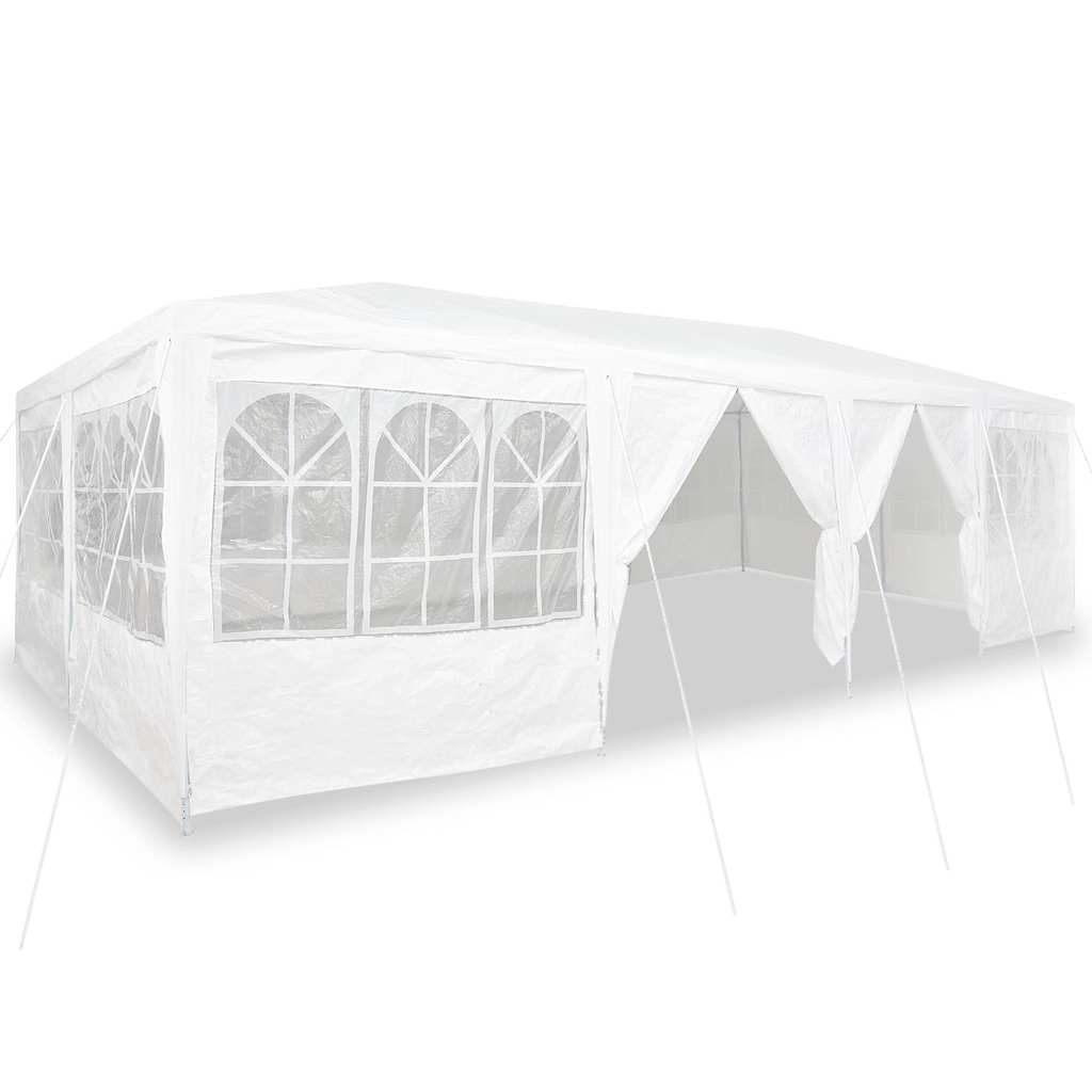 Party Tent 400 x 400 x 266 cm Polyethylene White 4 x 8 m