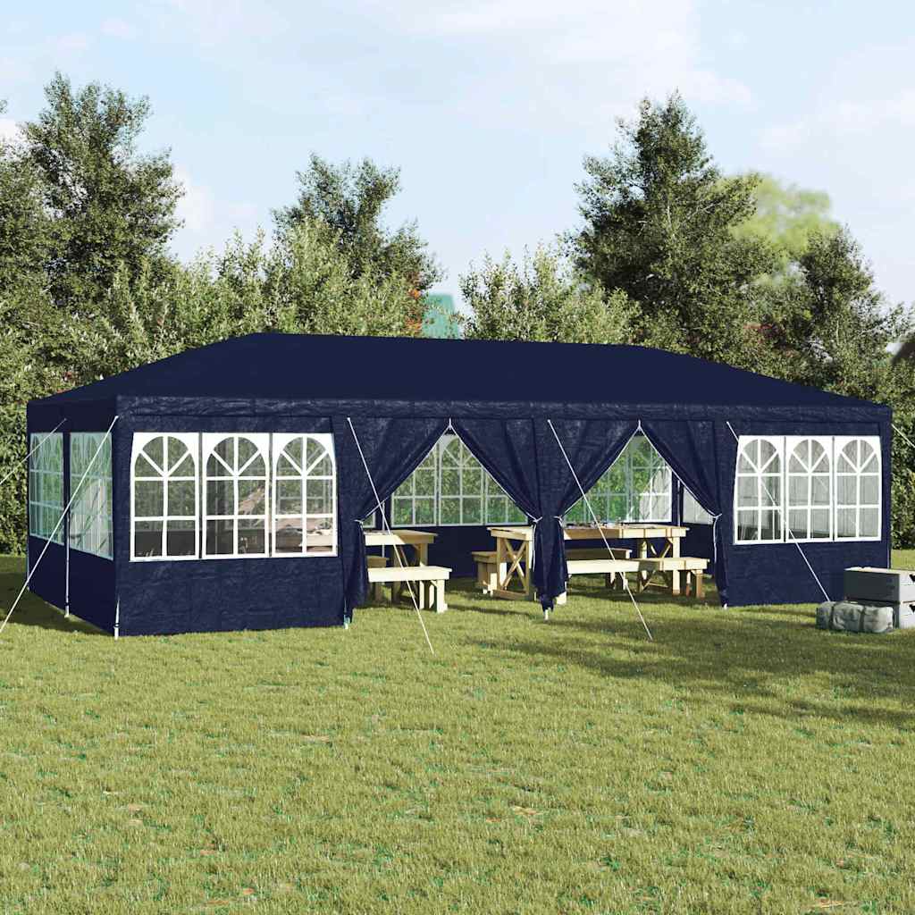 Party Tent 400 x 400 x 266 cm Polyethylene Blue 4 x 8 m