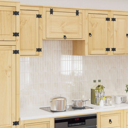 vidaXL Cabinet SKI Honey Brown 80 x 46 x 81 cm Solid Pine Wood