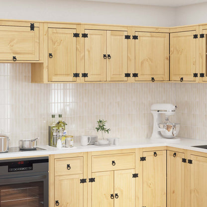 vidaXL Cabinet SKI Honey Brown 80 x 46 x 81 cm Solid Pine Wood