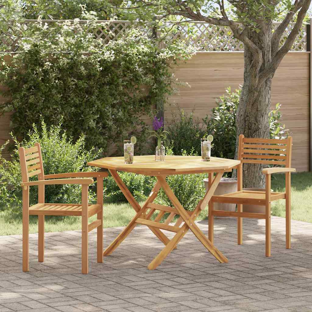 Chair Brown Solid Teak Wood 2