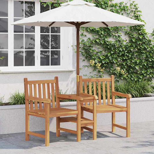 vidaXL Garden Outdoor Chairs 152 x 63 x 89 cm Solid Teak Wood 1