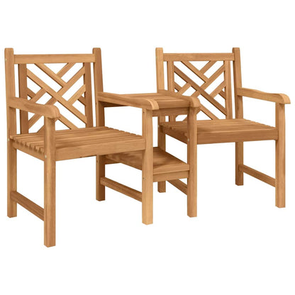 vidaXL Garden Outdoor Chairs 152 x 63 x 89 cm Solid Teak Wood 2