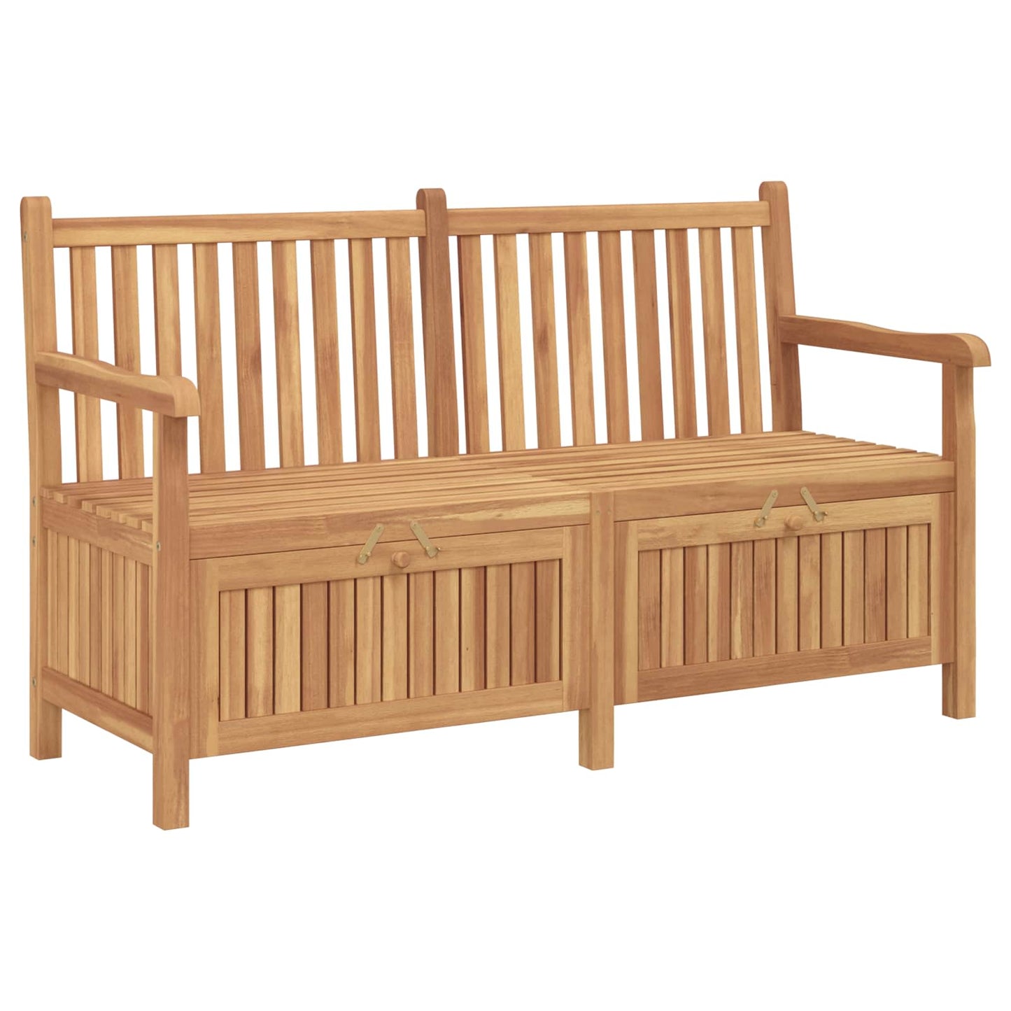 vidaXL Garden Bench with Storage 150 x 60 x 90 cm Solid Teak Wood 1