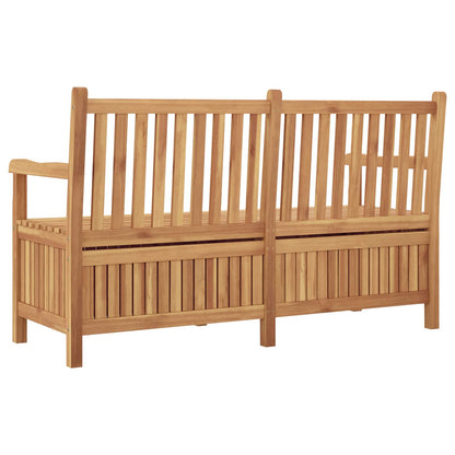vidaXL Garden Bench with Storage 150 x 60 x 90 cm Solid Teak Wood 5