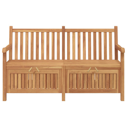 vidaXL Garden Bench with Storage 150 x 60 x 90 cm Solid Teak Wood 3