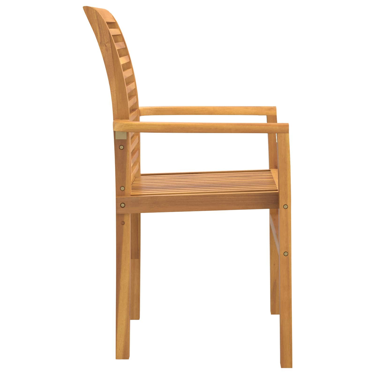 Stacking Dining Chairs Solid Teak 4