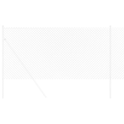 Chain Link Fence Galvanised steel mesh Size 60 x 60 mm Silver 10 m 1.4 m