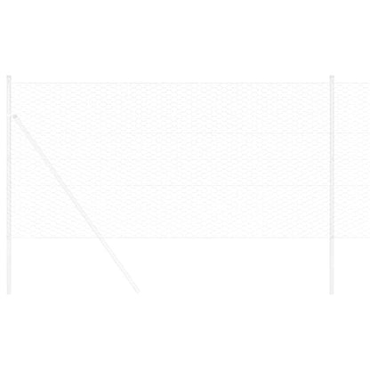 Hexagon Fence 1 x 100 m Silver Galvanised Steel mesh Size 36 mm 1.4 m