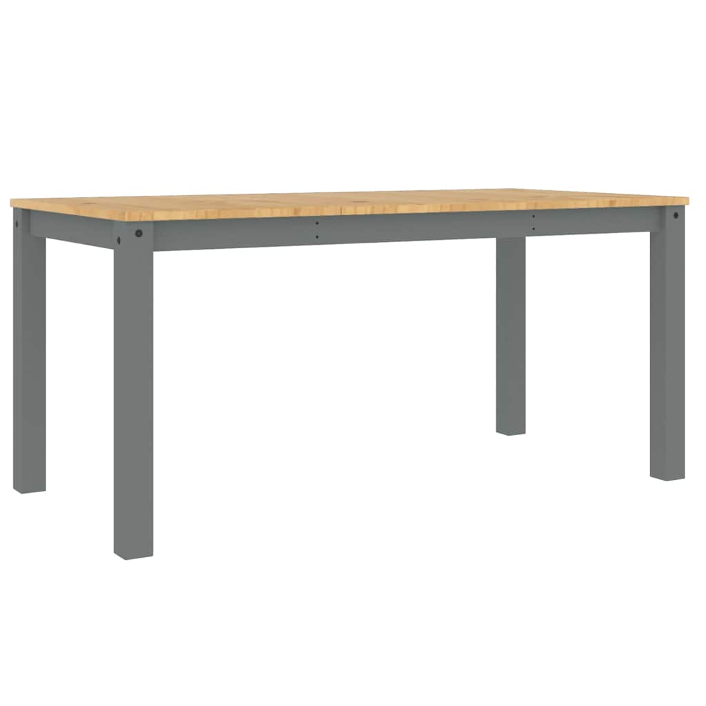 vidaXL 4 Piece Dining Set "PANAMA" Grey Solid Wood Pine 4