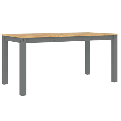 vidaXL 4 Piece Dining Set "PANAMA" Grey Solid Wood Pine 4