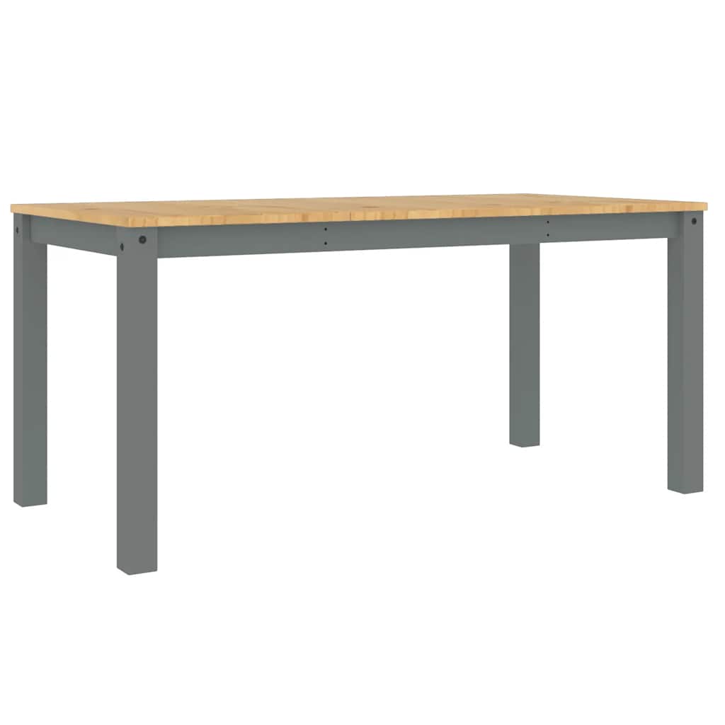 vidaXL 5 Piece Dining Set "PANAMA" Grey Solid Wood Pine 5