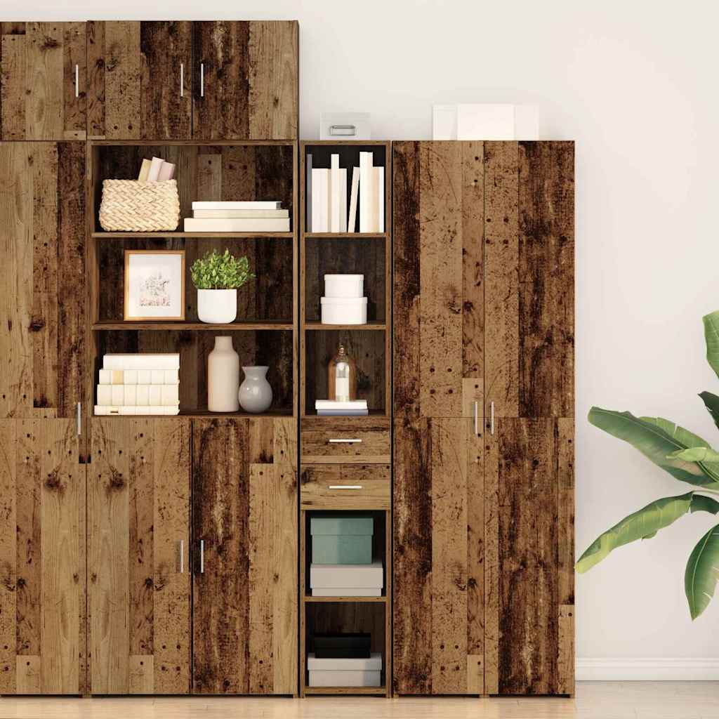 Highboard 30x42.5x185 cm Engineered Wood Old wood