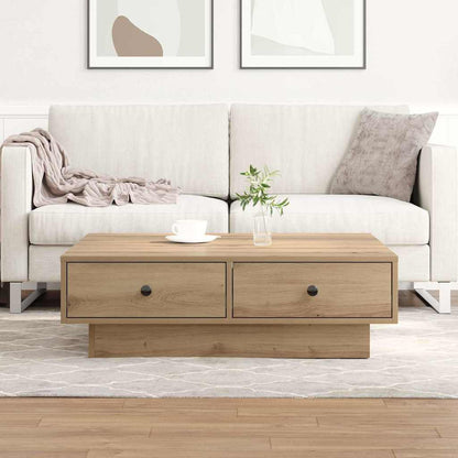 Coffee Table Engineered Wood Width 90 cm Artisan oak 28 cm 90 cm