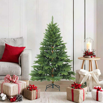 vidaXL Artificial Hinged Christmas Tree PVC and PE