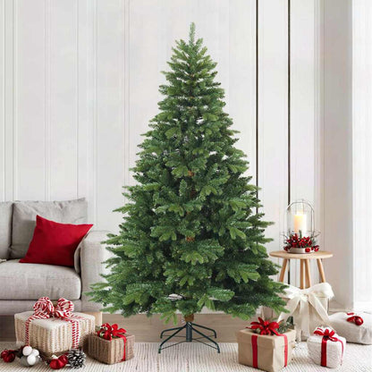 vidaXL Artificial Hinged Christmas Tree PVC and PE