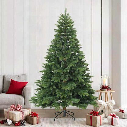 vidaXL Artificial Hinged Christmas Tree PVC and PE