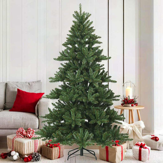 Artificial Hinged Christmas Tree PVC Green 180 cm