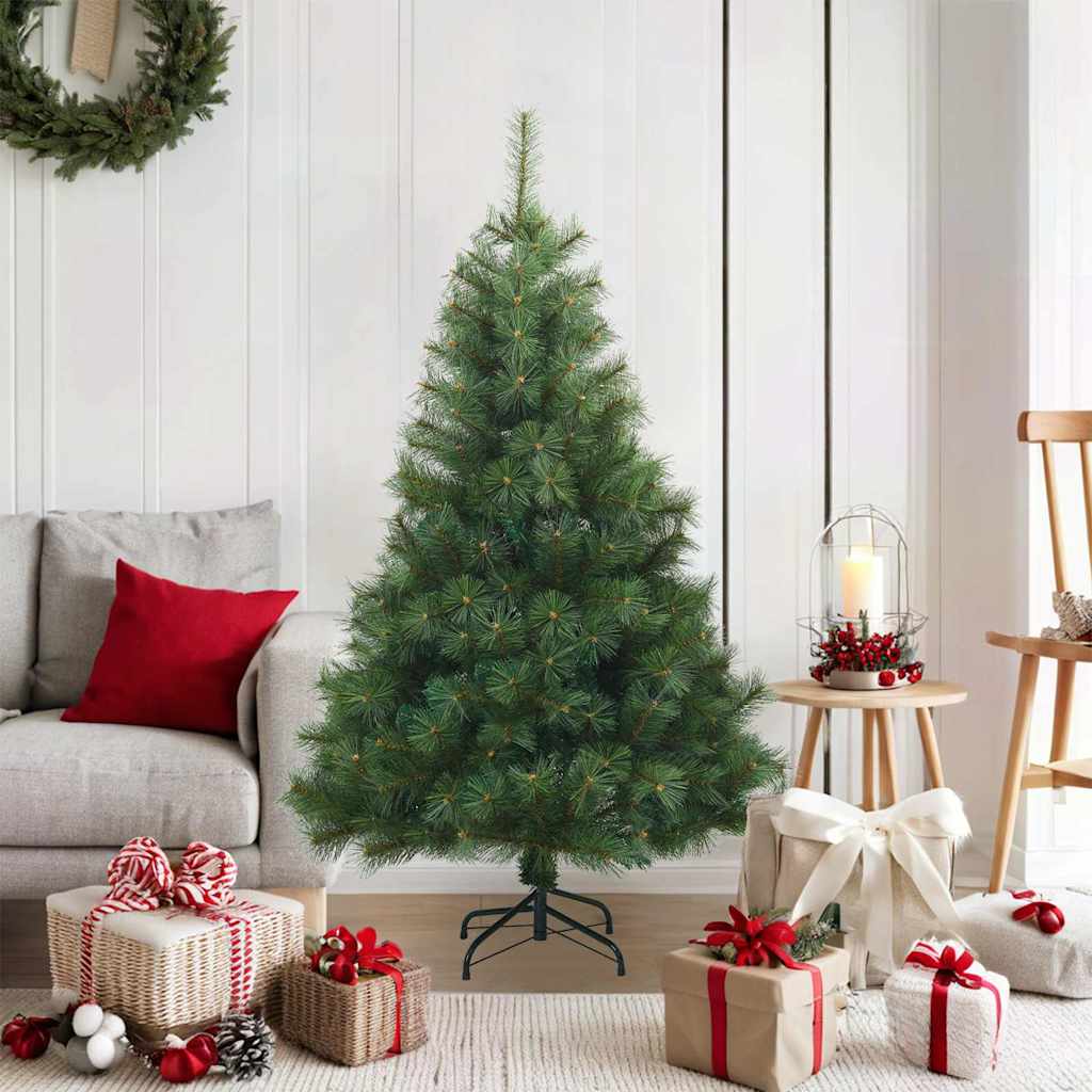 Artificial Hinged Christmas Tree PVC Green 120 cm