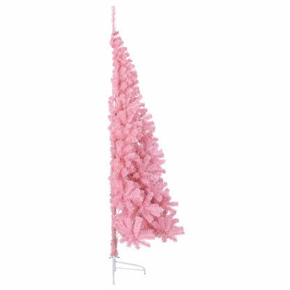 Artificial Pre-lit Christmas Tree PVC 210 cm Pink without baubles