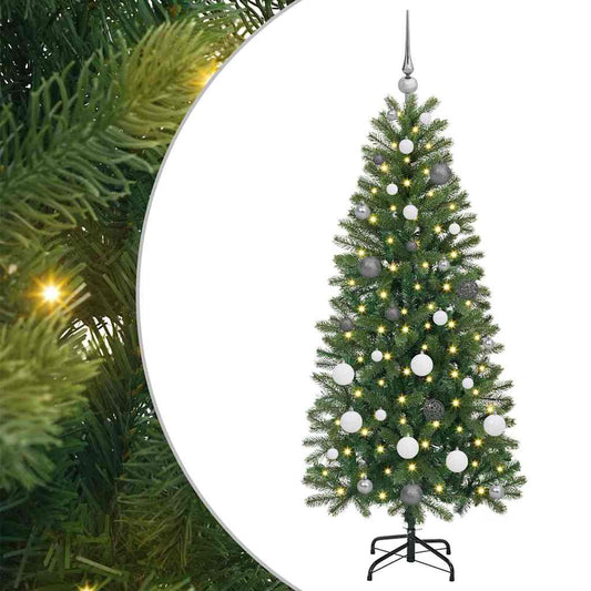vidaXL Artificial Christmas Tree Green 150 cm PE and PVC 2